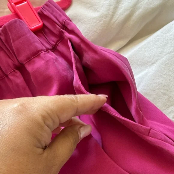 Marina Rinaldi RUPIA WIDE LEG Fuchsia Pants NWT- 16 - Picture 5 of 9